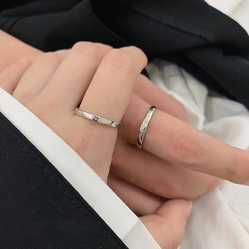 Bagues en argent sterling 925 avec zirconium d'une brillance pure - 2