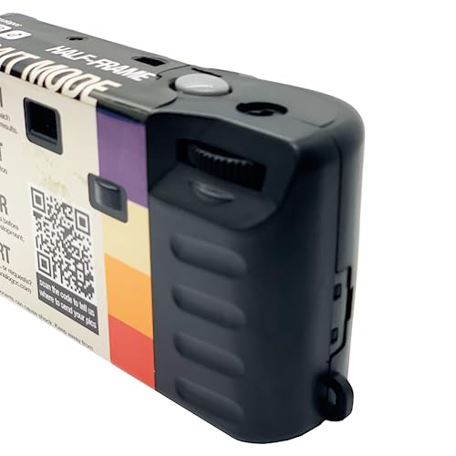Image of Analog Portrait Mode Disposable Camera w /Flash + Development & Digital Uploads | New Half-Frame 35mm Film Single-Use Camera, 34 Exposures, Pictures Sent to Your Phone