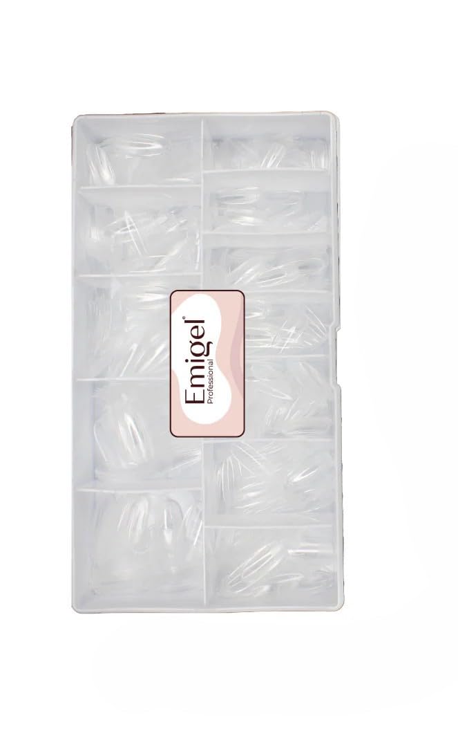 Emigel Professional Soft Gel Nail Tips Oval Shape – Full Cover Nail Extension Tips, Lightweight & Durable, 600 Count.-picture-29