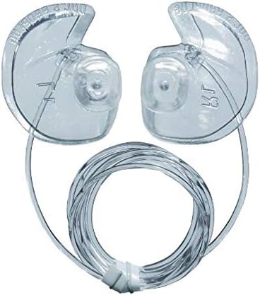 Docs ProPlugs - Preformed Vented Earplugs (Pair) Clear with Leash - XX-Large