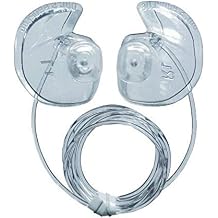 Docs ProPlugs - Preformed Vented Earplugs Pair Clear with Leash - XX-Large