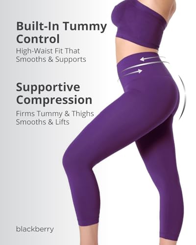Image of SlimMe High Waisted Shapewear Leggings, Tummy Control Compression