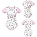 Littleforbig Silky Romper Onesie Pajamas Bodysuit - Baby Cuties Onesie M
