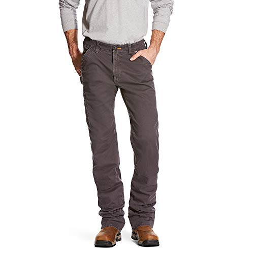 Image of Ariat Men's Rebar M4 Low Rise DuraStretch Made Tough Double Front Stackable Straight Leg Pant