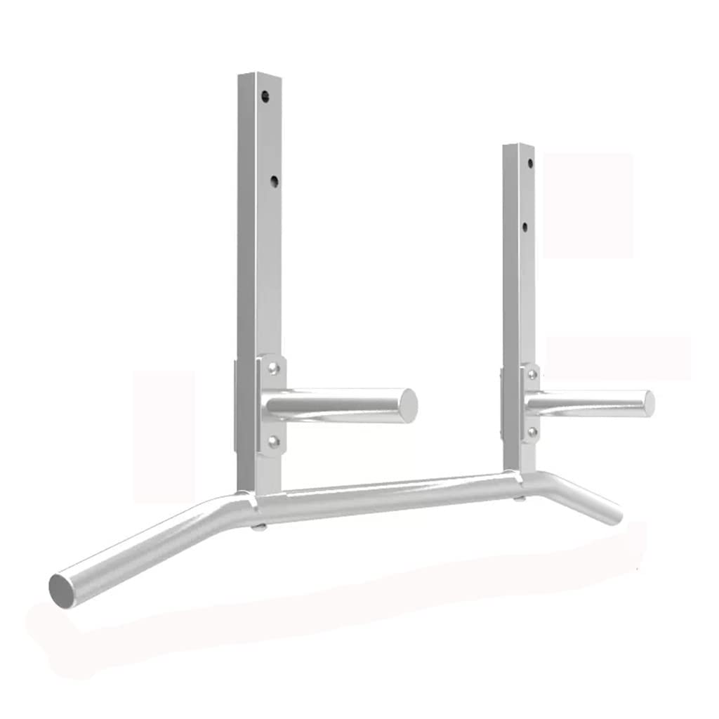 HTTGDGDH Chin Up Bar Pull Up Bar Wall Mounted Chin Up Bar Home Gym Exercise Bracket Upper Body Workout Bar, Safe Load 300Kg,Silver-Style 1