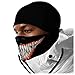 Obacle Balaclava Face Mask Men Women for Winter Cold Weather Ski Hunting (Skull White Teeth Red Lip Smile)
