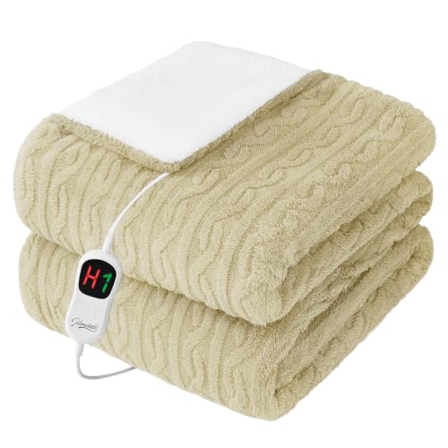 Image of Homemate Heated Electric Blanket Full Size 72 inchx84 inch Heating Blanket
