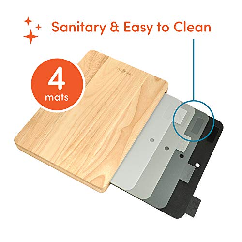 4 Easy-Clean Cutting Board Set