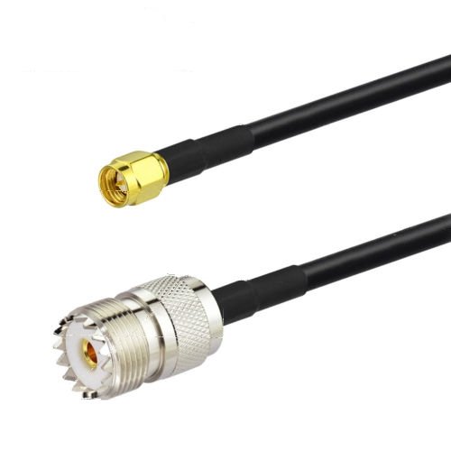 SMA Male to UHF SO239 Female RG58 Amateur Ham Radio Antenna