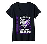 Photo Gallery donna la sua lotta è la mia lotta miglior amico lupus awareness products maglietta con collo a v Photo Gallery donna la sua lotta è la mia lotta miglior amico lupus awareness products maglietta con collo a v