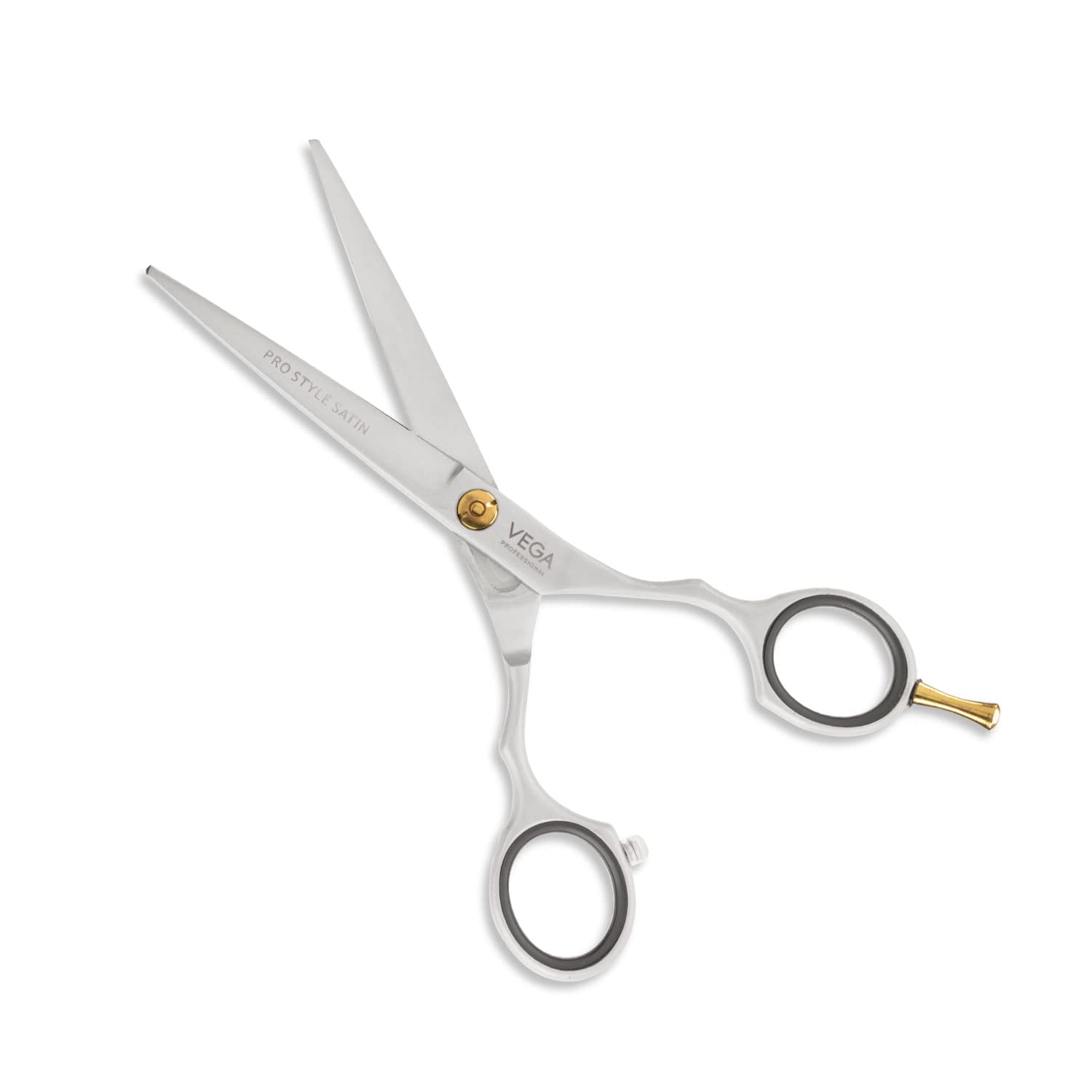 VEGA PROFESSIONAL Pro Style Satin 5" Silver line Hairdressing Scissor, (VPMSC-09)-picture-47