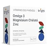 Oméga-3 Magnésium et Zinc – Équilibre, Énergie et Santé | 28 doses quotidiennes