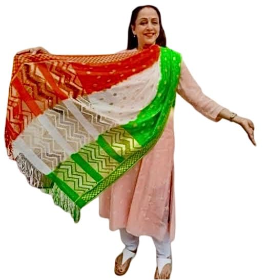 STALL DUPATTA (TRI COLOUR), PATRIOT, PATRIOTIC, ELEGANT, VIBRANT, LUXURIOUS, LIGHTWEIGHT, SOFT, RADIANT, DURABLE, VERSATILE, BEAUTIFUL, GORGEOUS FOR MEN/WOMEN AND KIDS-image-21