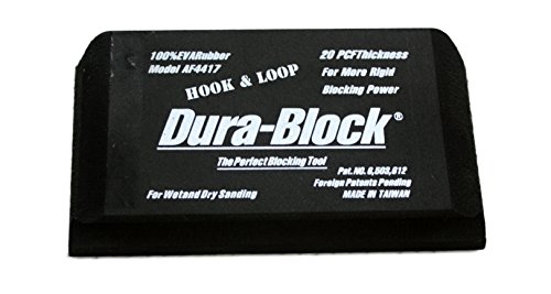 Bloc de ponçage auto-agrippant Dura-Block AF4417 noir pour cale à poncer manuelle