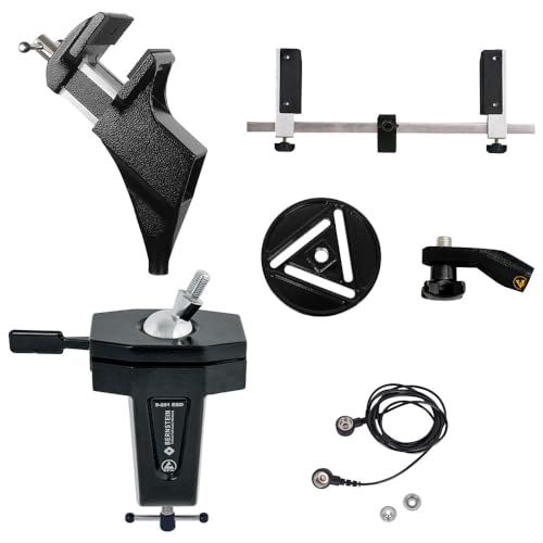 BERNSTEIN ESD Tornillo de banco con articulación esférica fijación y cable de giratorio 360