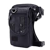 21 Speed Herren Beintache Hüfttasche Tropfen aus Wasserdichtes Nylon Verstellbare Oberschenkel Tasche für Motorrad Radfahren Reiten Outdoor