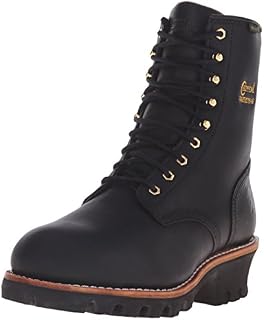 Chippewa Men's 8" Waterproof Insulated Steel Toe EH 73050 Logger Boot,BlackOIled,9.5 W US