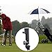 CHOYTONG Golf Cart Umbrella Holder, Universal Adjustable Umbrella Amount Mounting Attachment for Golf Push Cart Accessories