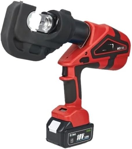 Digital Display Rechargeable Electric Hydraulic Pliers Continuous Crimping Copper and Aluminum Wire Nose Hydraulic Tool Durability-Ez 400