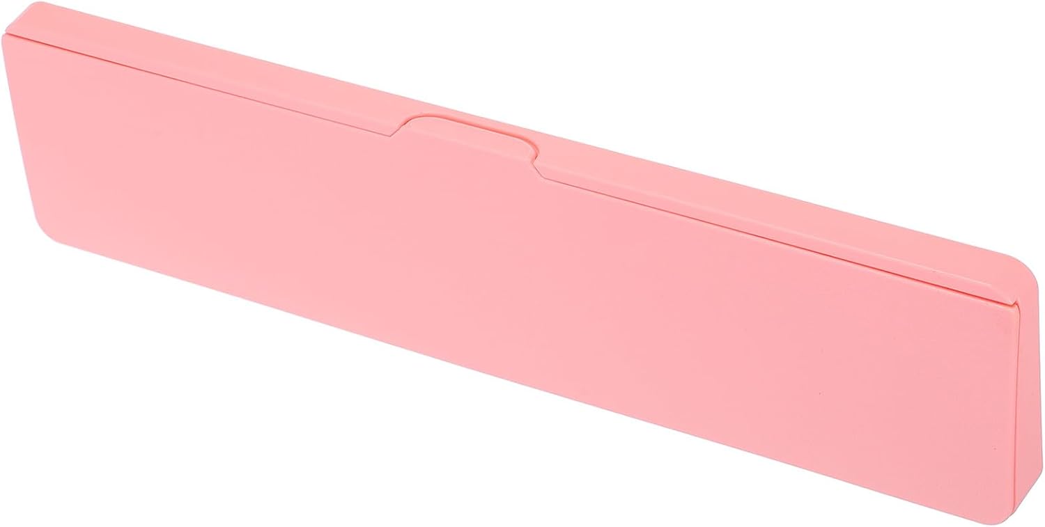 Lurrose Mechanical Keyboard Wrist Rest and Stand with Storage Box, Portable Mouse Pad Set with Wrist Cushion for Computer Desk Use, Pink Compact Organizer for Gaming and Office