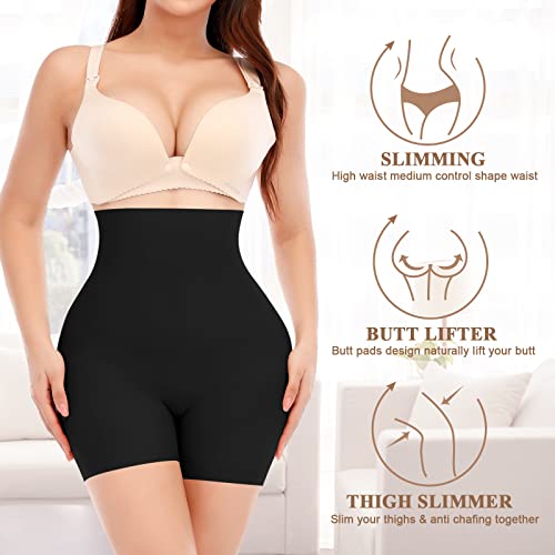 Image of Werena Butt Lifter Panties for Women Padded Underwear Seamless Booty Pads Enhancer Shapewear Butt Lifting Panty