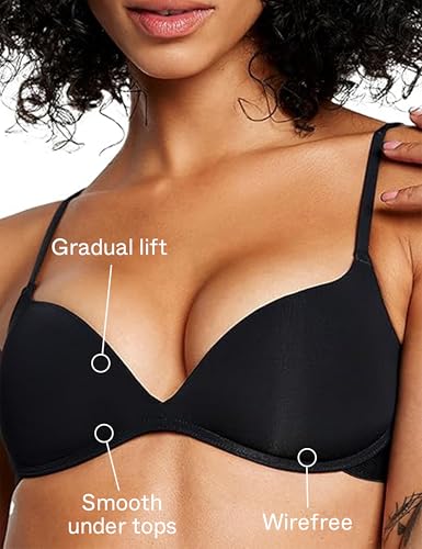 Image of Pepper Bra for Sizes AA-B Cups | Wirefree Zero-G Padded Lift Up Bra, Fitted Push Up Bralette for Women