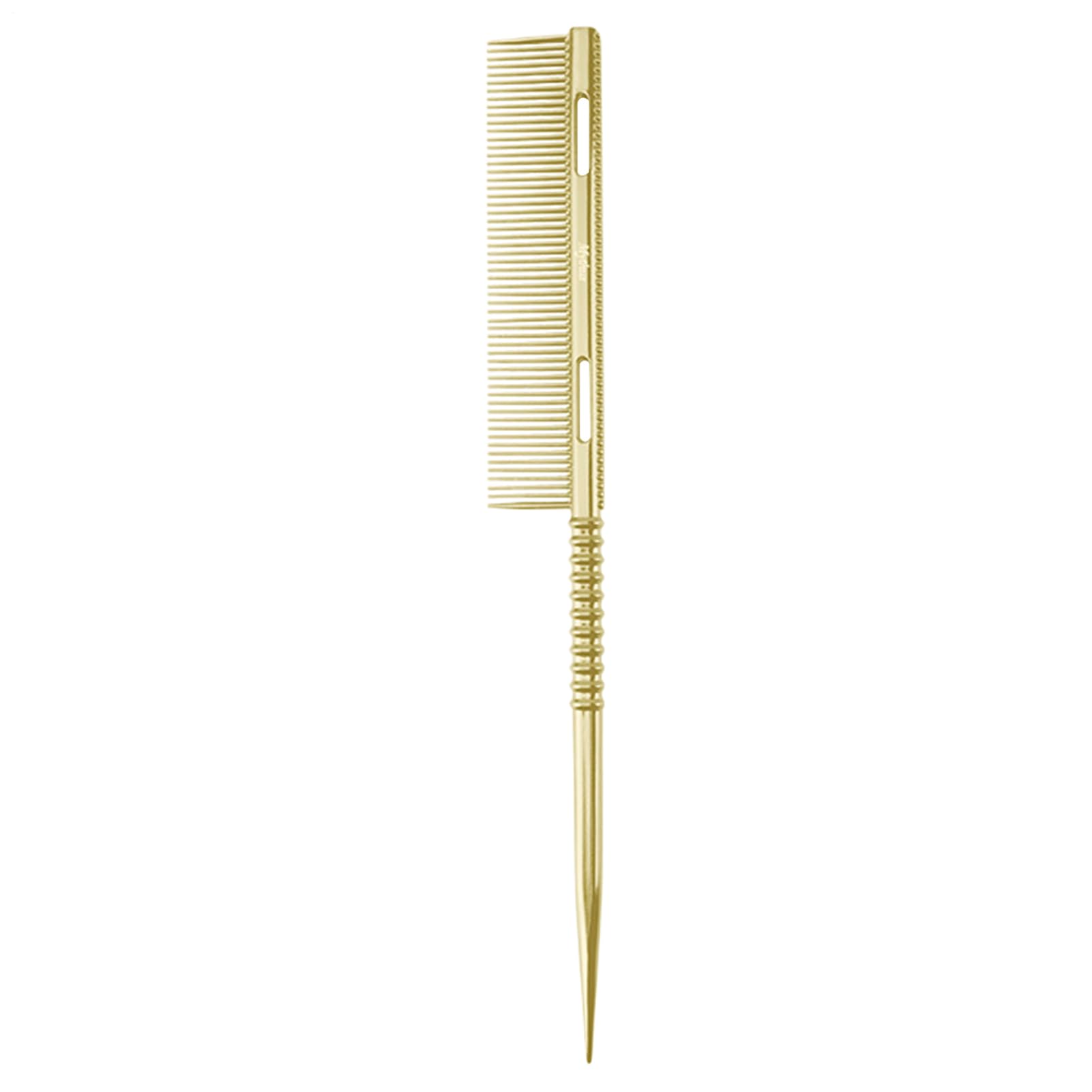 Pettini A Coda Da Donna Pettine leggero ergonomico per cotonatura radice | Spazzola coda denti in metallo da riga Spazzola Districante Leggera Ed Ergonomica Per Capelli Lisci
