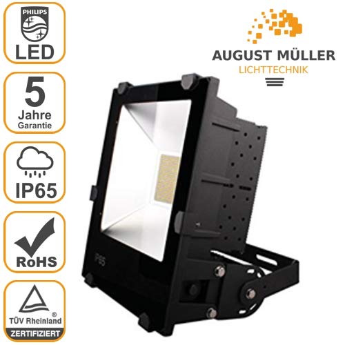 LED Flutlichtstrahler AML® FLP 200W, dimmbar, IP65, Profi-Qualität mit Lumileds LED, MW Treiber, flimmerfrei, 5700K