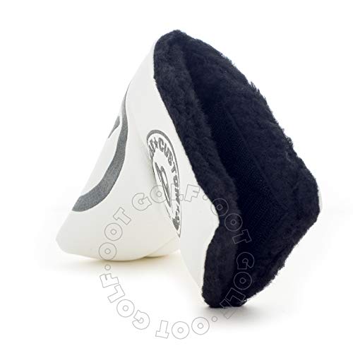 19Th Hole Custom Shop Smile Face Golf Headcover For Blade And Midsize Mallet Putter, White, Head Cover #TOP6