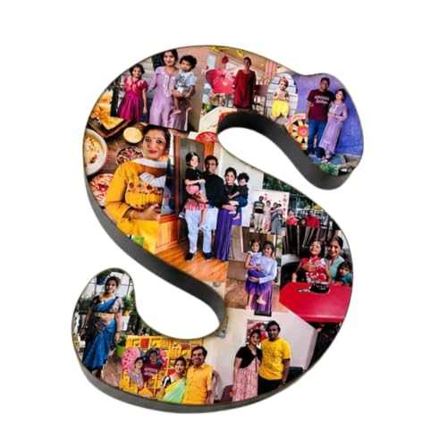 Image of HBH Customized Photo Collage Letter Frame Decorative Display | Customized Photo Frame