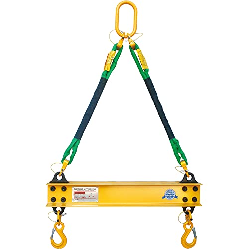 4400 LBS 2 Ton Aluminum 2' Spreader Lifting Beam Lifting Bar Heavy Duty Light Weight