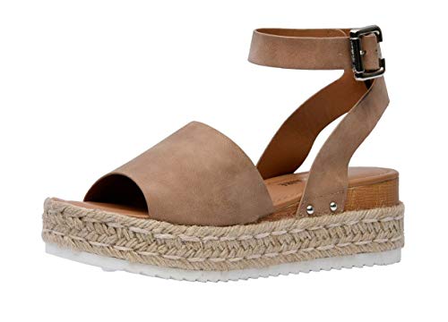 CUSHIONAIRE Women's Espadrille Flatform Open Toe Sandal2