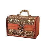 【Caja de joyería multifuncional】 Se puede tomar caja de joyería, caja de fotos, colecciones de letras. También perfecto para organizar letras, postales, foto, sellos, anillo, reloj, joyería, etc.