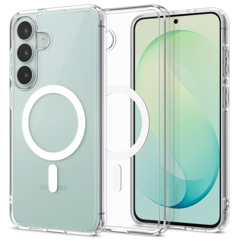 Image of Spigen Ultra Hybrid MagFit Case for Samsung Galaxy S26 FE, Clear White