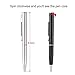 BBTO Gold 10 Pieces Mini Pen Bulk Small Pocket Ballpoint Pens 4 Inch Short Tiny Small Retractable Writing Tool Black Ink for Wallet Notebook Notepads Office School Business Work Writing