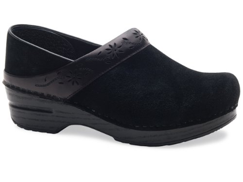 Dansko Women's Pavan Clog,Black,39 EU / 8.5-9 M US