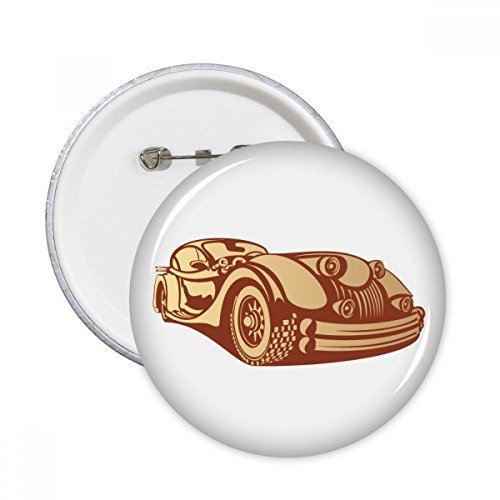 Pins voiture rouge classique XXL cadeau original pour passionné d'auto rétro
