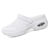 Eogrokerr Orthopädische Wandersandalen aus atmungsaktivem Netzgewebe, leicht, atmungsaktiv, bequem, für Outdoor-Aktivitäten, Fitnessstudio, Laufen, weiß, 37 EU