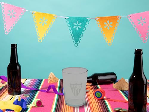 Miniatura 8 de Cyp Brands- Sevilla F.C., Vaso De Sidra, Vidrio, Resistente, Apto Para Lavavajillas Y Microondas, Capacidad 500 Ml, Producto Oficial