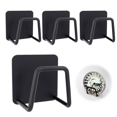 [Contenuto della confezione] Riceverai 4 porta spugne in acciaio inox di alta qualità, dimensioni ca. 5 × 5 cm. Quantità sufficiente per un uso quotidiano, pratico per riporre spugne, spazzole o panni e mantenere il lavello ordinato.