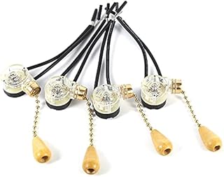 プルスイッチ、4個ユニバーサルホームシーリングFWallライト交換プルチェーンコードスイッチ250V 125V