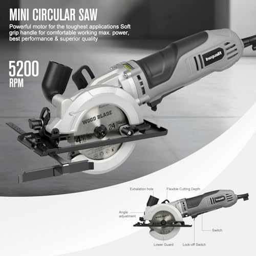 Inequalit Corded Mini Circular Saw