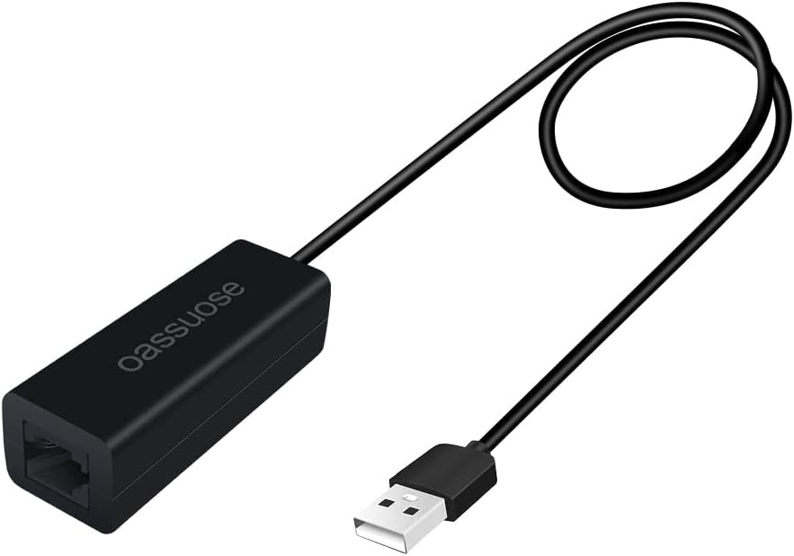 RJ9 to USB Headset Adapter Compatible with Plantronics