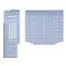 Amerock TMPMULTI Cabinet Door/Drawer Hardware Installation Template Combo Pack