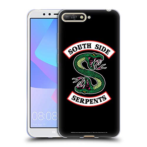 Official Riverdale South Side Serpents Graphic Art Soft Gel Case Compatible for Huawei Y6 (2018)