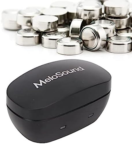 Chargeur de batterie intelligent pour appareil auditif avec 2 piles bouton 155 mAh 312 et câble USB, avec boîte de rangement
