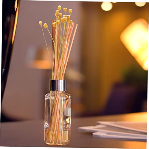 Ipetboom 20 piezas difusor aroma varillas rattan natural miniatura 4