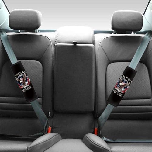Image of AFPANQZ Car Seat Belt Cover for Women Mens Pads Drivers Shoulder Protetion Eagle 250 Years Car Seats Accessories Vehicle Auto Seatbelt Cushion Pads Universal Fit