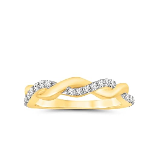 La Joya Twisted Vine Diamond Band