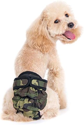 Alfie Pet - Maxine Diaper Dog Sanitary Pantie - Color: Camo, Size: Medium